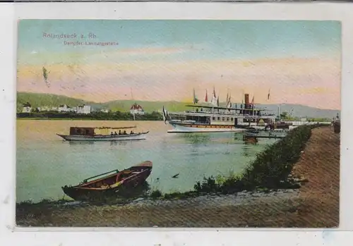 5330 KÖNIGSWINTER, Köln - Düsseldorfer Anlager, Schaufelraddampfer, 1911, Verlag Trenkler