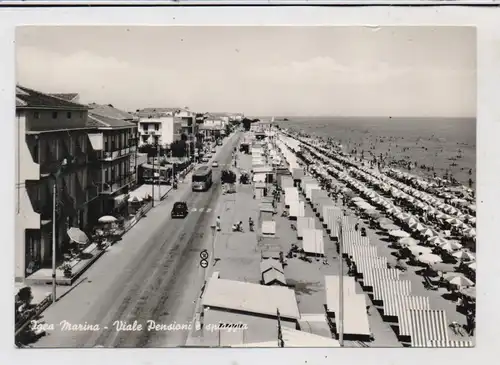 I 47814 IGEA MARINA, Viale Pensioni e spiaggia, 1962