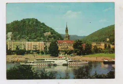 BINNENSCHIFFE - ELBE, Weisse Flotte, "KARL MARY" vor Schandau, 1967