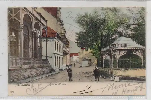5486 ALTENAHR, Bonner Strasse, Hotel Caspari mit Pavillon, 1905, color