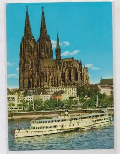 BINNENSCHIFFE - RHEIN, Köln-Düsseldorfer "FRIEDEN"  am Kölner Anleger