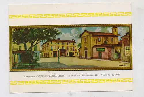I 20124 MILANO, Ristorante "Vecchie Abbadesse"