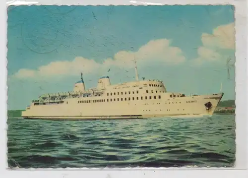 FÄHRE / Ferry / Traversier, Eisenbahnfährschiff "SASSNITZ", 1960