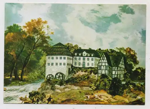 5060 BERGISCH GLADBACH, ZANDER'S Papierherstellung, Gohrsmühle um 1850