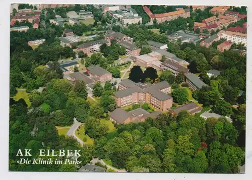 2000 HAMBURG - EILBEK, Allgemeines Krankenhaus und Umgebung, Luftaufnahme