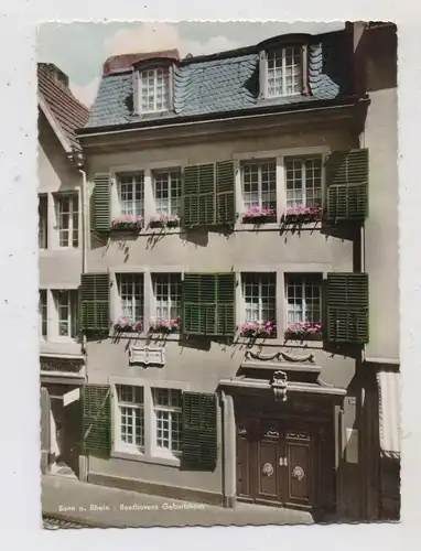 5300 BONN, Beethoven - Geburtshaus, leicht handcoloriert