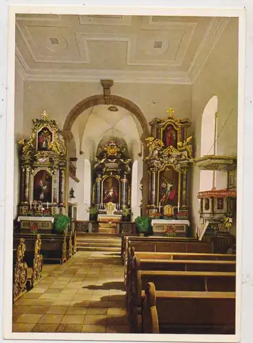 8707 VEITSHÖCHHEIM, Kath. Pfarrkirche, Innenansicht