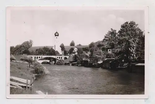 8184 GMUND am Tegernsee, Blick auf das Dorf, 1957