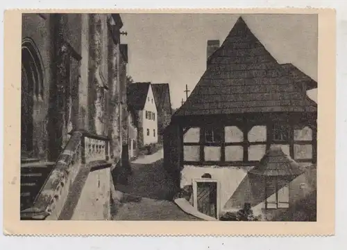 BÖHMEN & MÄHREN - GRAUPEN / KRUPKA;  Altstadtpartie, Nachkriegskarte