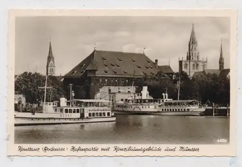 BINNENSCHIFFE - BODENSEE, "HEGAU" und "STADT MEERSBURG" im Hafen Konstanz