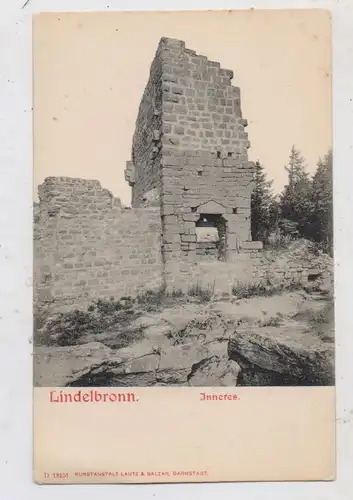 6749 VOEDERWEIDENTHAL, Ruine Lindelbrunn, ca. 1900