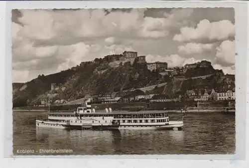 BINNENSCHIFFE - RHEIN, Köln-Düsseldorfer "VATERLAND" vor Koblenz