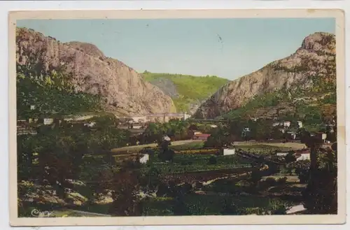 F 30140 ANDUZE, Plaine de Labahou et Gorges du Pas, 1947