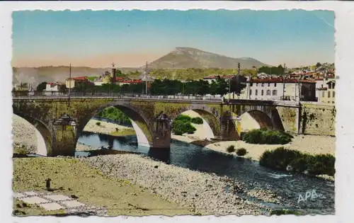 F 30140 ANDUZE, Le Pont sur le Gardon, 1951