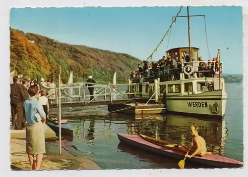 BINNENSCHIFFE - BALDENEYSEE, "WERDEN", Kajak, 1962