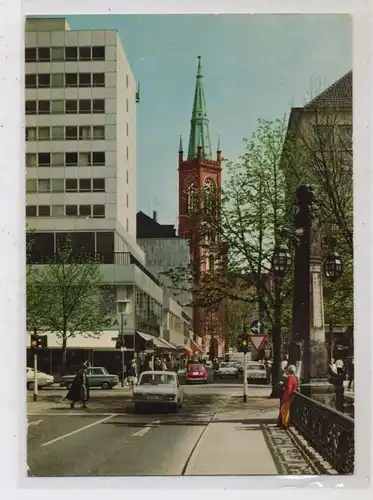 4000 DÜSSELDORF, Kö-Center / Johannes Kirche, AUDI 60, NSU PRINZ, VW VARIANT