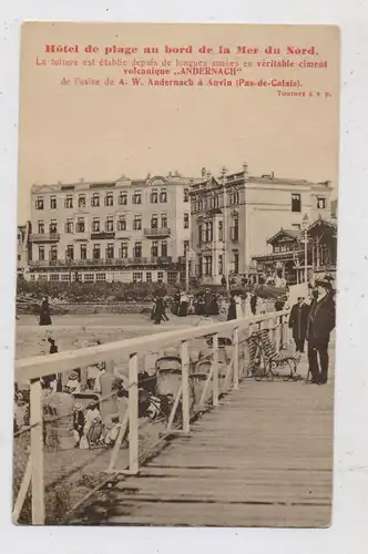 2982 NORDERNEY, Hotel Germania, Renovierungsarbeiten durch Fa. Andernach Bonn - Beuel, ca. 1905