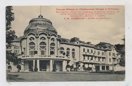 3590 BAD WILDUNGEN, Kurhaus, Renovierungsarbeiten 1907 durch die Fa. Andernach Bonn - Beuel / Anvin