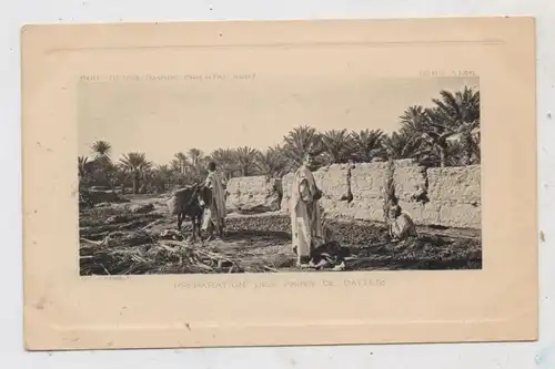 LANDWIRTSCHAFT - Dattel Brot Vorverarbeitung, Marokko