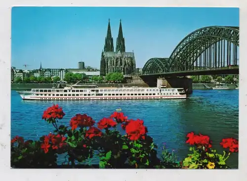 BINNENSCHIFFE - RHEIN, Köln-Düsseldorfer "BRITANNIA" vor Köln