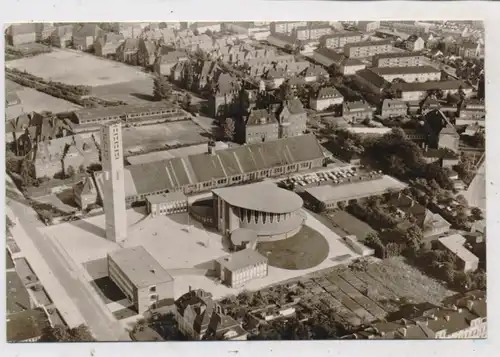 2940 WILHELMSHAVEN - TONNDEICH, Gemeindezentrum St. Peter, Clubhaus "Graf Spee", Schellingstr. Luftaufnahme 50er Jahre