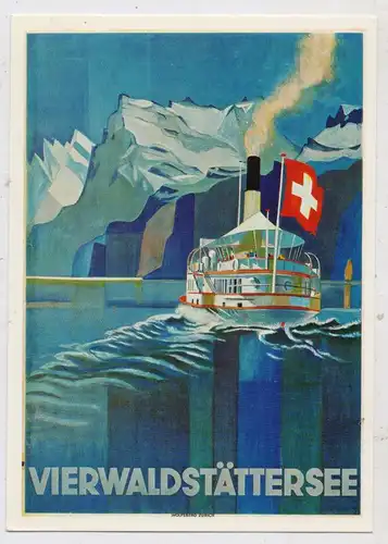 BINNENSCHIFFE - VIERWALDSTÄDTER SEE, Plakat REPRO