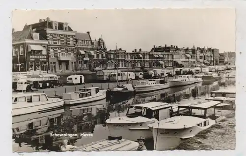 ZUID-HOLLAND - SCHEVENINGEN, Haven, ships, camper