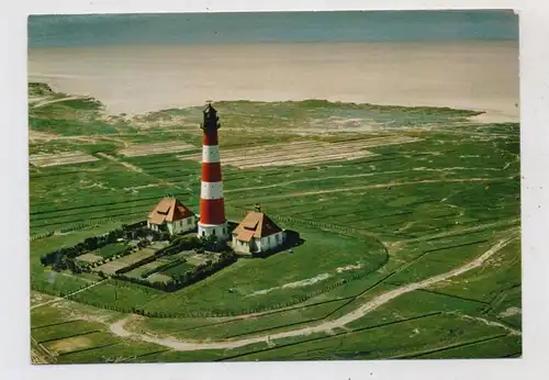 LEUCHTTÜRME / Lighthouse / Vuurtoren / Phare / Fyr - WESTERHEVER, Luftaufnahme, rücks. kl. Kleberest