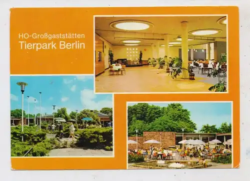 1000 BERLIN - FRIEDRICHSFELDE, TIERPARK / ZOO Berlin, HO - Gaststätte