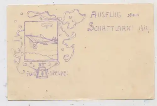 8021 SCHÄFTLARN, Flugspende 1912, Ausflug nach Schäftlarn