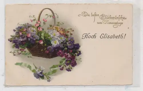 NAMEN - HOCH "ELISABETH", Meissner & Buch, Serie 2589, 1924