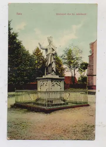 F 67470 SELTZ / SELZ, Denkmal der hl. Adelheid, 1912