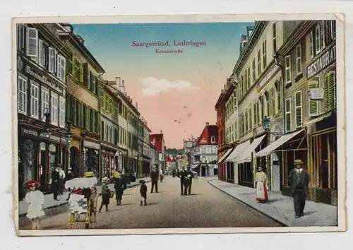 F 57200 SAARGEMÜND / SARREGUEMINES, Kreuzstrasse, 1918