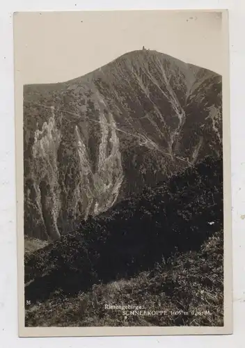 NIEDER-SCHLESIEN - SCHNEEKOPPE / SNEZKA, Schneekoppe, 1933