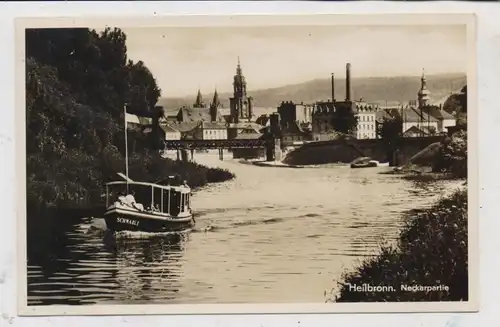 BINNENSCHIFFE - NECKAR, "SCHWÄBLE" vor Heilbronn