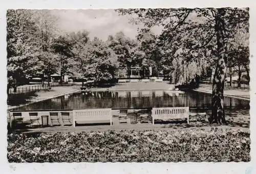 4100 DUISBURG, Tierpark / Zoo, Teich, 1954