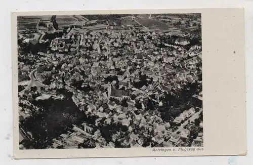 7430 METZINGEN, Luftaufnahme, 30er Jahre
