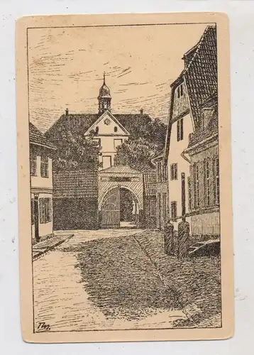 0-2380 BARTH, Kloster, Künstler-Karte