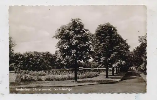 2890 NORDENHAM, Teich-Anlagen, 1962, Landpoststempel "SPOHLE" (Wiefelstede)