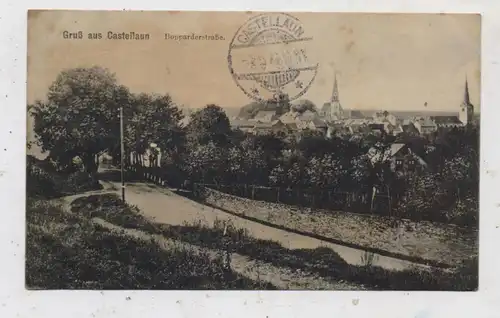 5448 KASTELLAUN, Bopparderstrasse, 1919,  franz. Militärpost