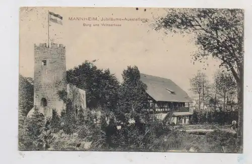 6800 MANNHEIM, Jubiläums Ausstellung 1907, Burg und Winzerhaus, Verlag Hepp - Mannheim