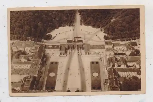 1000 BERLIN, Brandenburger Tor, Luftaufnahme, WHW 1934/35