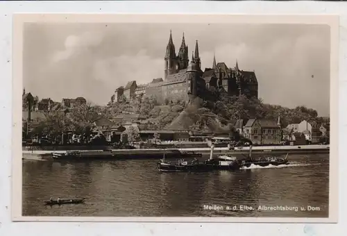 BINNENSCHIFFE - ELBE, Frachtschiff "SCHLESIER", vor Meissen