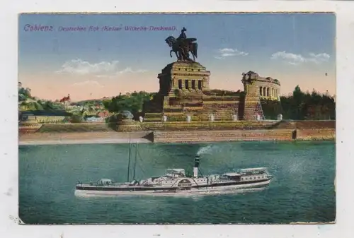 BINNENSCHIFFE - RHEIN, "WILLEM I" vor Koblenz