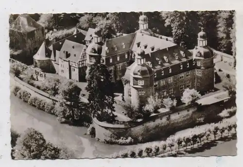 5242 KIRCHEN - FRIESENHAGEN, Schloß Crottorf, Luftaufnahme, 1962