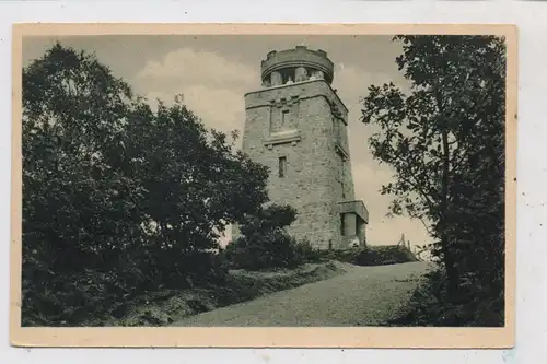 5860 ISERLOHN, Bismarckturm mit Besuchern, Verlag Bischoff