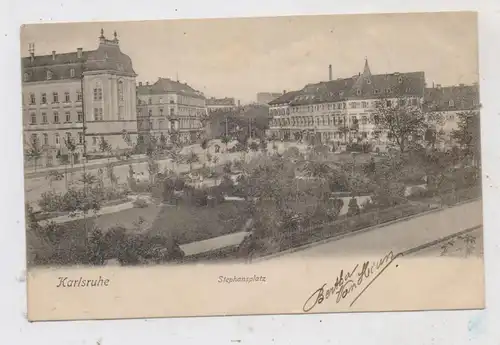 7500 KARLSRUHE, Stephansplatz, 1904
