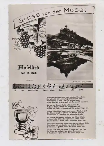 5590 COCHEM, Burg Cochem & Mosellied von Th. Reck