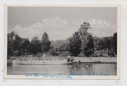 0-1500 POTSDAM, Anlegestelle der "Weissen Flotte", Personenschiff "POTSDAM"