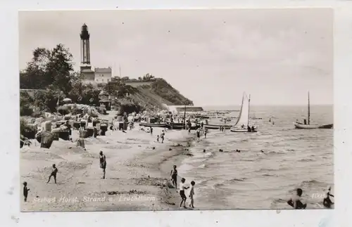 POMMERN - SEEBAD HORST, Strandleben und Leuchtturm, Verlag Geyer - Breslau